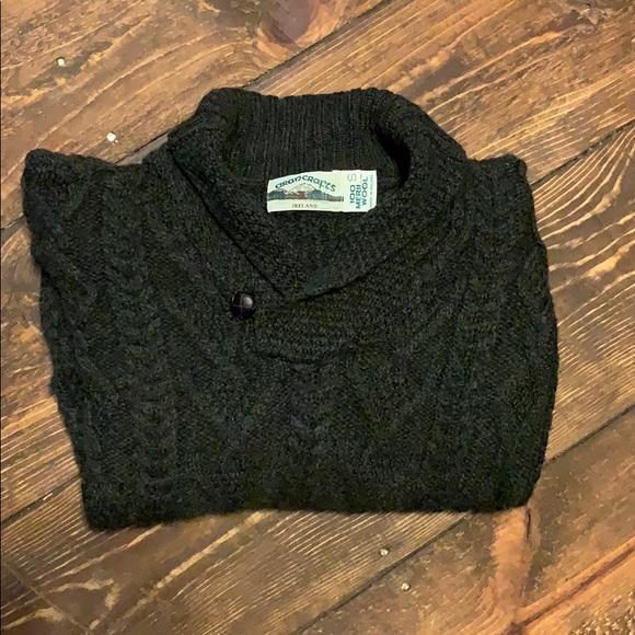 Aran Crafts 100% Merino Wool Sweater small